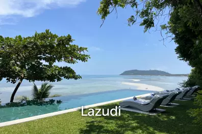 Incredible 6-Bed Waterfront Villa with 96m of Ocean-Frontage