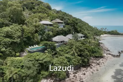 Incredible 6-Bed Waterfront Villa with 96m of Ocean-Frontage