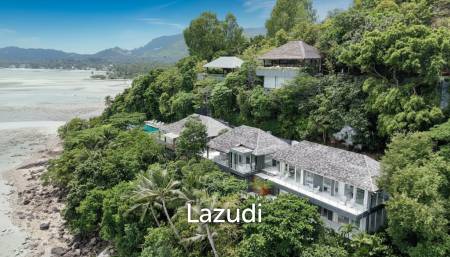 Incredible 6-Bed Waterfront Villa with 96m of Ocean-Frontage