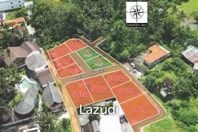 Perfect Riverside Freehold Land for sale in Singakerta Ubud