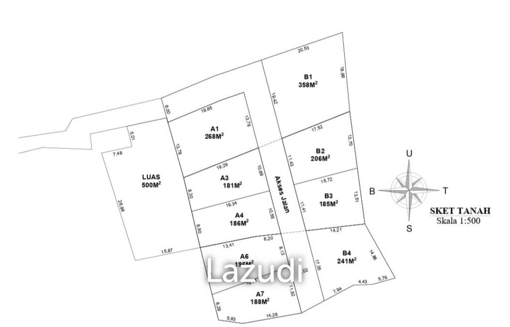 Perfect Riverside Freehold Land for sale in Singakerta Ubud