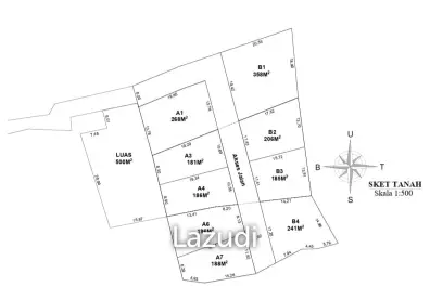 Perfect Riverside Freehold Land for sale in Singakerta Ubud