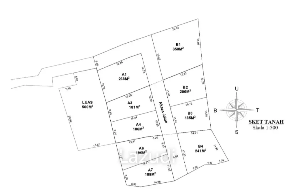 Perfect Riverside Freehold Land for sale in Singakerta Ubud