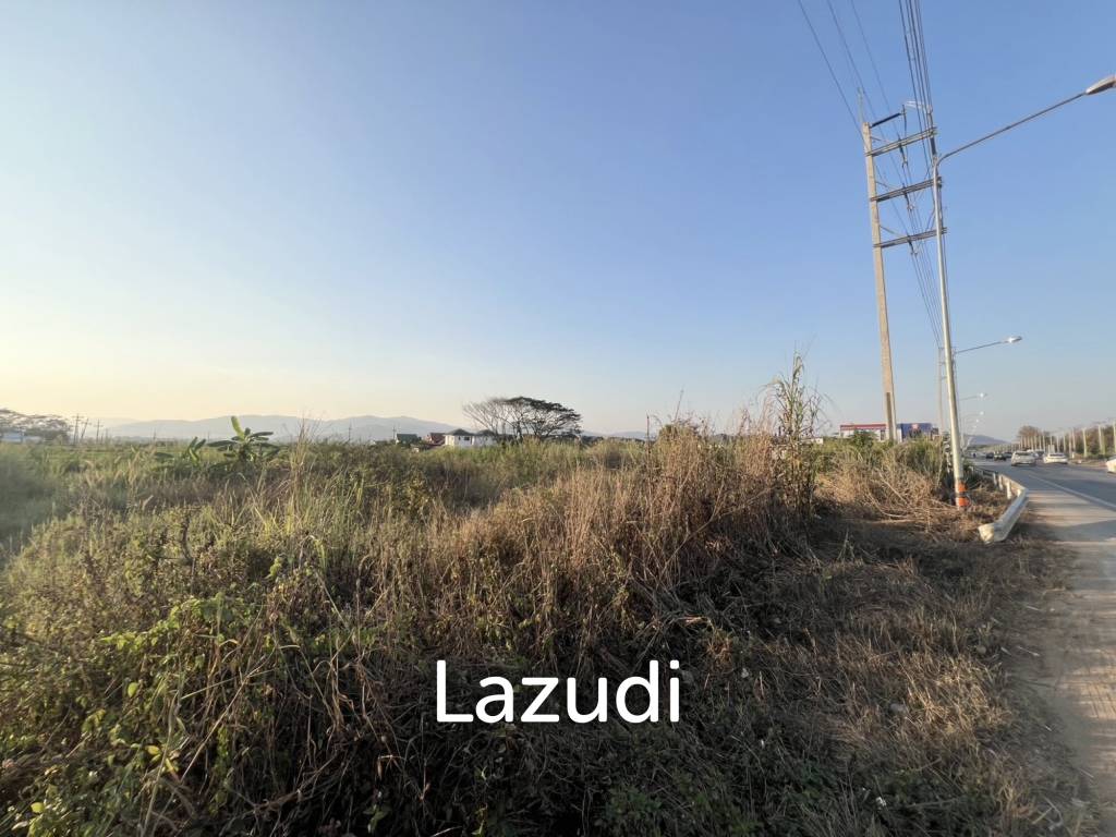ขายที่ดิน 7 ไร่ ติดถนนบายพาส ใกล้สนามบินเชียงราย