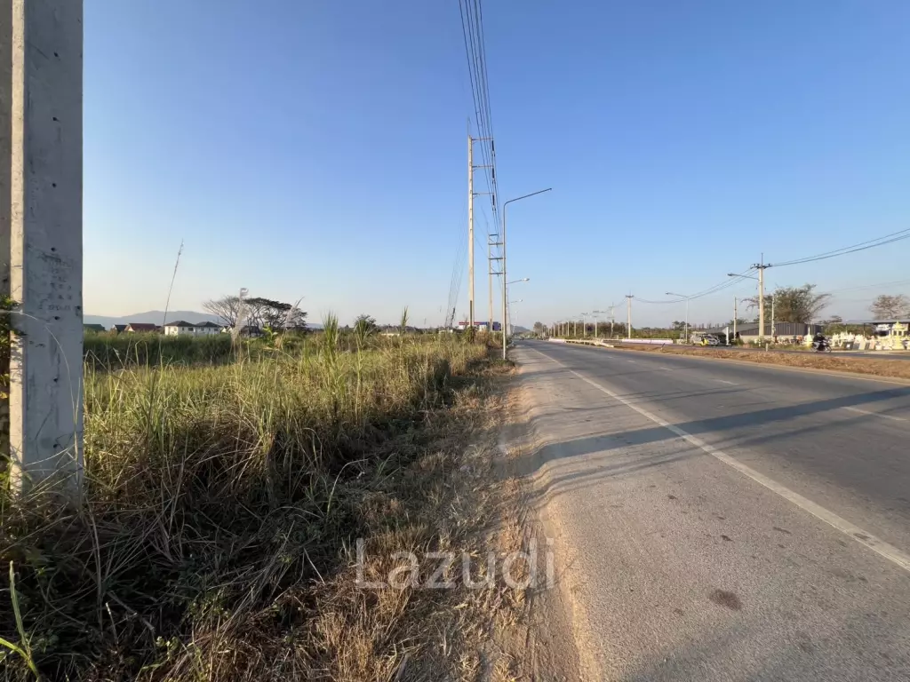 ขายที่ดิน 7 ไร่ ติดถนนบายพาส ใกล้สนามบินเชียงราย