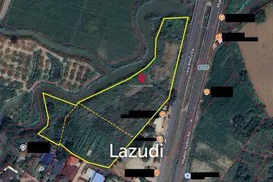 ขายที่ดิน 7 ไร่ ติดถนนบายพาส ใกล้สนามบินเชียงราย