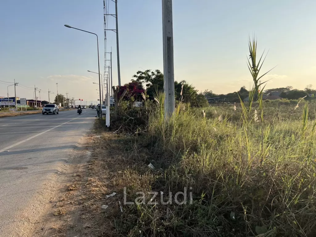 ขายที่ดิน 7 ไร่ ติดถนนบายพาส ใกล้สนามบินเชียงราย