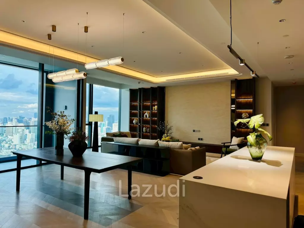 Luxury 3-Bedroom Condo with Stunning City Views for Sale in the Heart of Bangkok