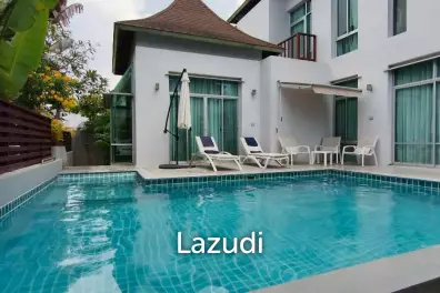 วิลล่าพูลวิลล่า 230 ตร.ม. แปลงมุม 400 ตร.ม. นาจอมเทียน สัตหีบ