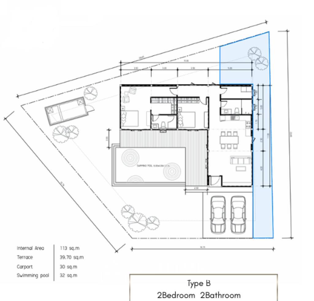 113 sqm pool villa in WE by sirin Hua Hin Nong Kae