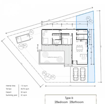113 sqm pool villa in WE by sirin Hua Hin Nong Kae