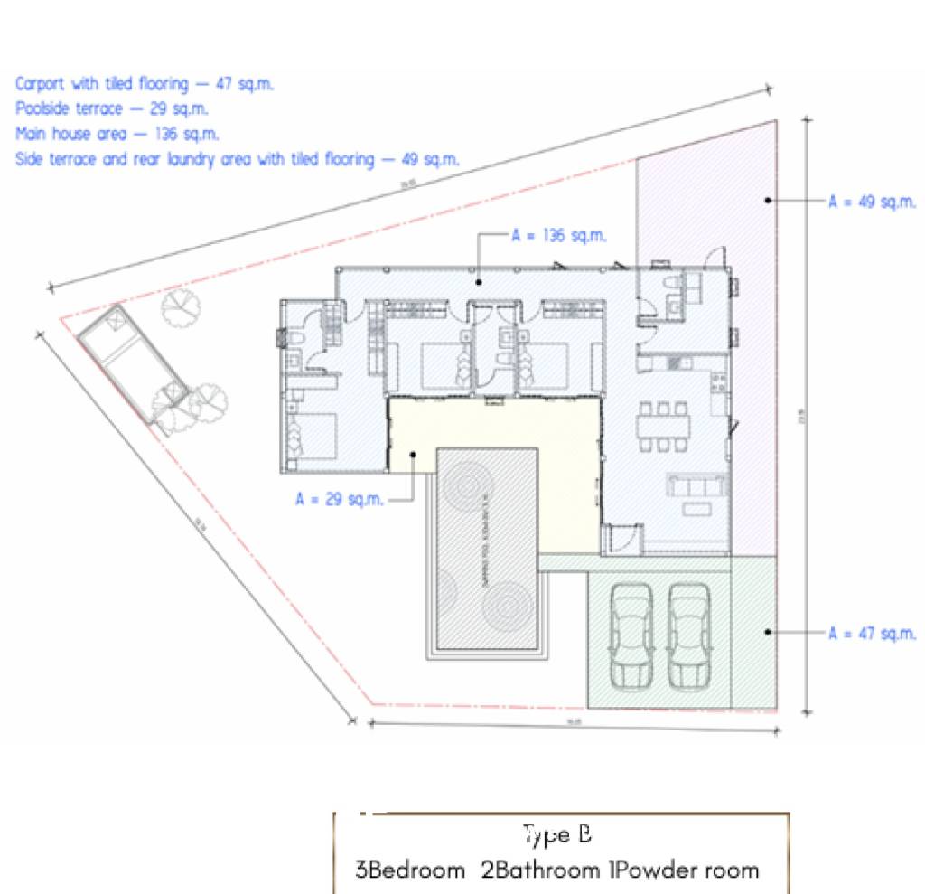 458 qm 3 Bett 2 Bad Villa Für Verkauf