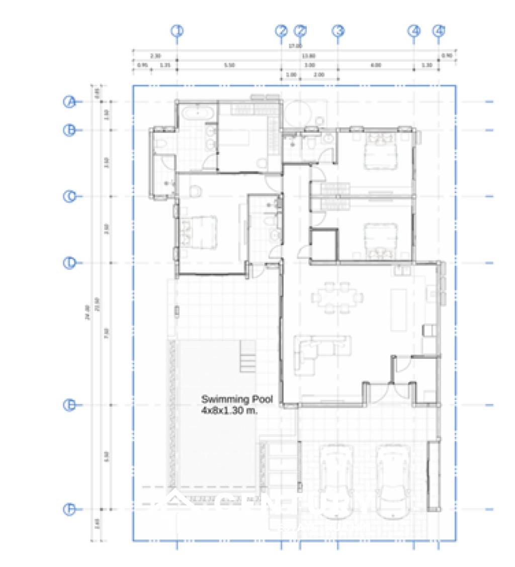 511 Kvm 3 Seng 3 Bad Villa for Salg