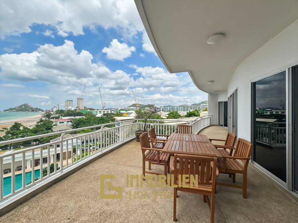 คอนโดริมทะเลหัวหิน 130 ตร.ม. ชั้น 4 วิวทะเลสวย พร้อมสระว่ายน้ำรีสอร์ท