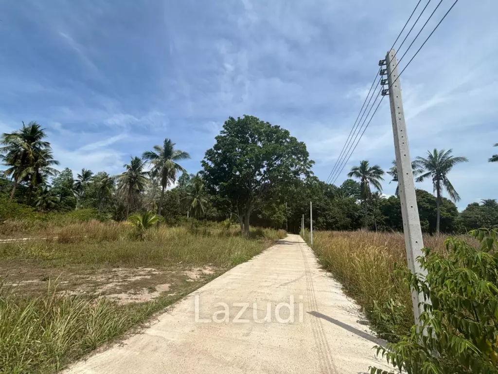 Prime Flat Land in Maduwan – Central Koh Phangan
