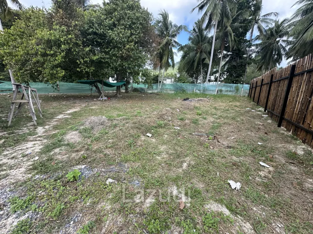 Flat 400 sqm Land – Prime Location Near Thong Sala