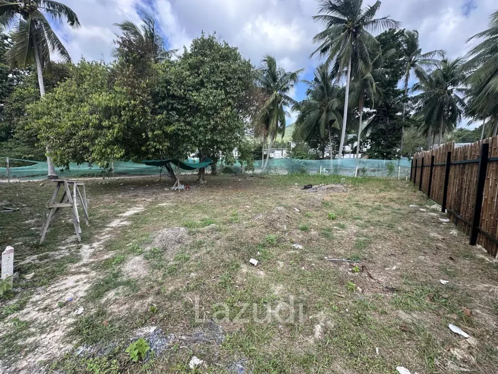 Flat 400 sqm Land – Prime Location Near Thong Sala