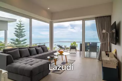 Top floor unit! 2-Bed Luxury Apartment with Stunning Sea Views – Bang Por