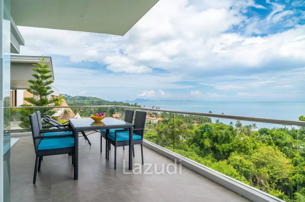 Top floor unit! 2-Bed Luxury Apartment with Stunning Sea Views – Bang Por
