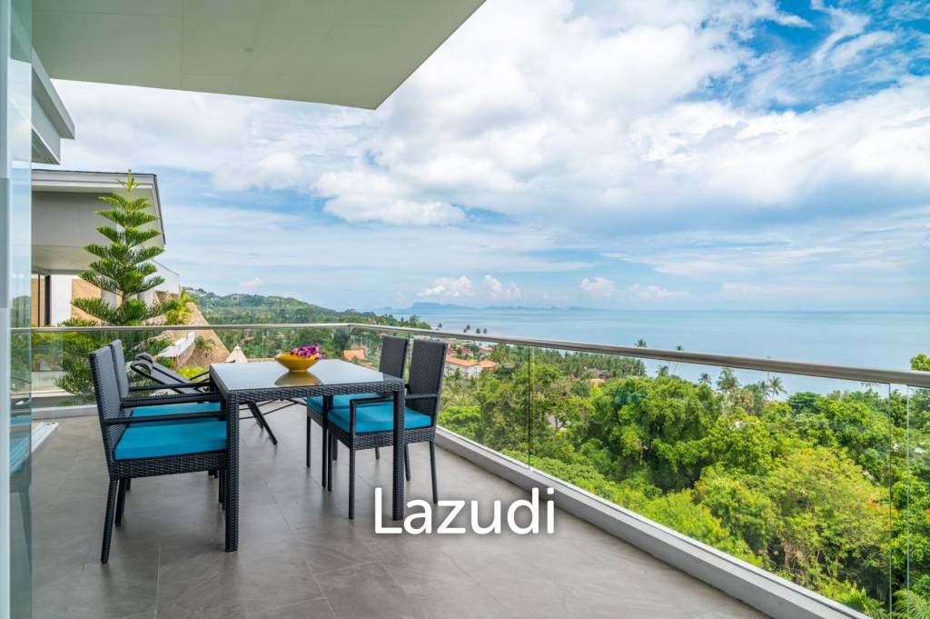 Top floor unit! 2-Bed Luxury Apartment with Stunning Sea Views – Bang Por