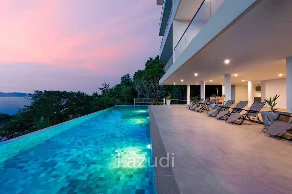 Top floor unit! 2-Bed Luxury Apartment with Stunning Sea Views – Bang Por