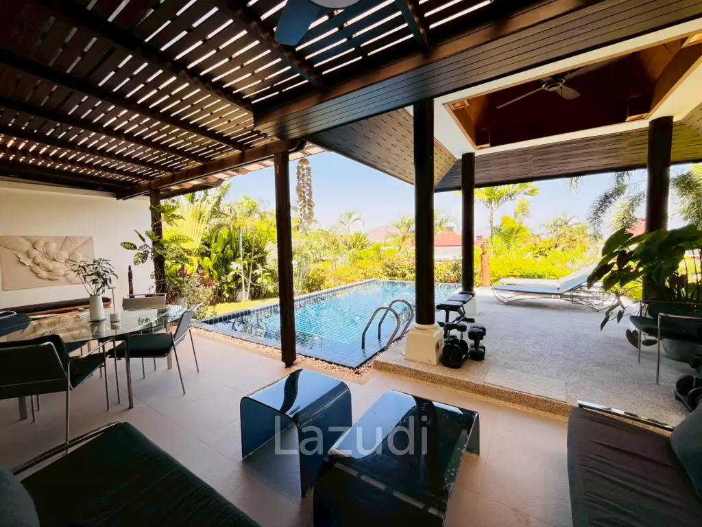 Panorama pool villa: 3 beds 3 baths Pool Villa for Rent Khao Tao, Hua Hin