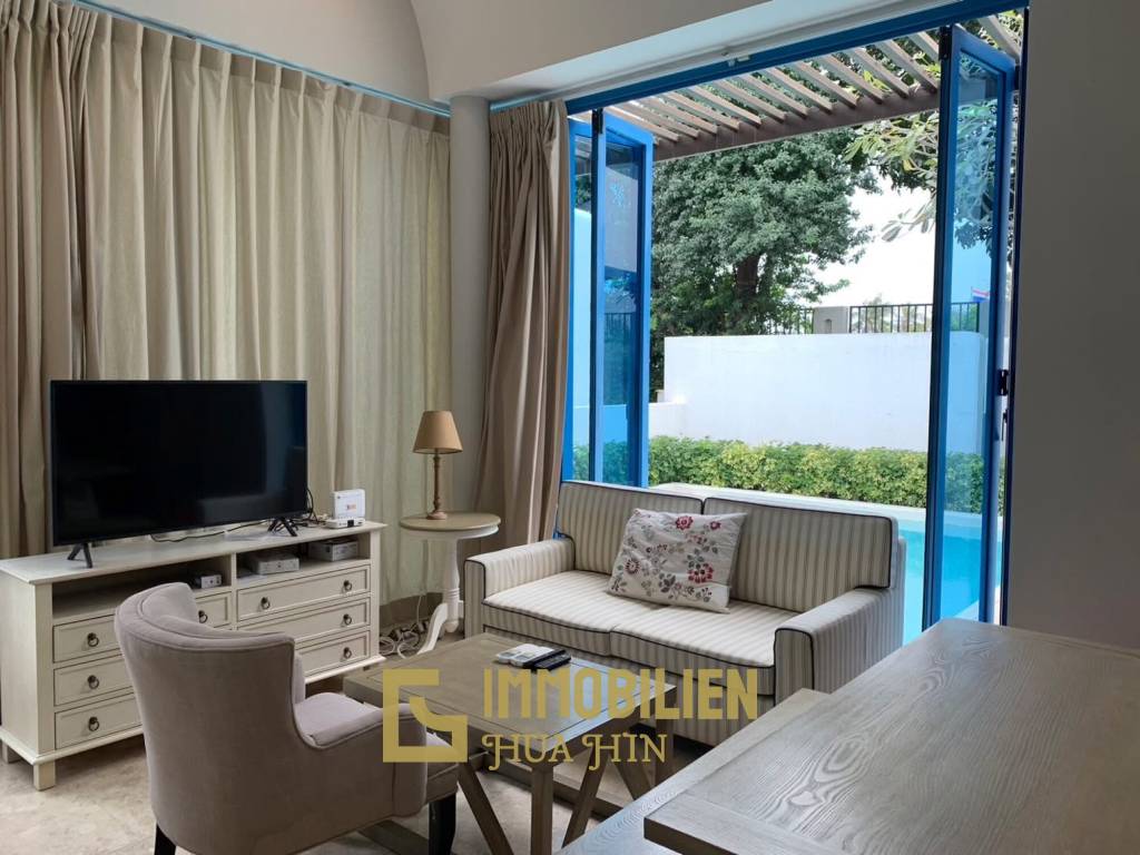 คอนโดติดสระชั้นล่าง 209 ตร.ม. ใจกลางหัวหินวิวสระสวย