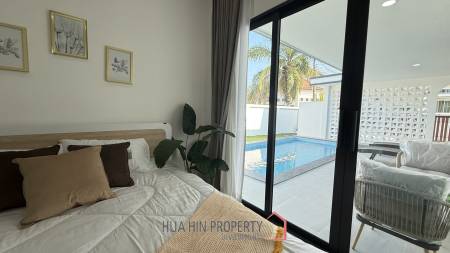 MODERN POOL VILLA ON SOI 102 : 3 BED PRIME LOCATION NEAR TOWN