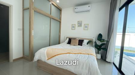MODERN POOL VILLA ON SOI 102 : 3 BED PRIME LOCATION NEAR TOWN