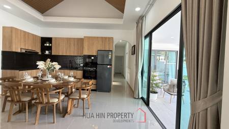 MODERN POOL VILLA ON SOI 102 : 3 BED PRIME LOCATION NEAR TOWN
