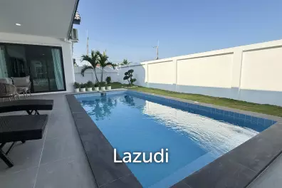 MODERN POOL VILLA ON SOI 102 : 3 BED PRIME LOCATION NEAR TOWN