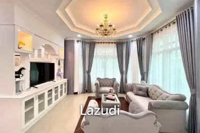บ้านวิลล่าชั้นเดียว 200 ตร.ม. บนที่ดิน 400 ตร.ม. ทำเลหนองปรือ บางละมุง