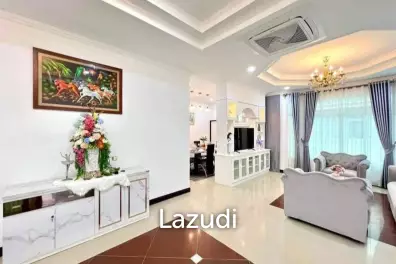 บ้านวิลล่าชั้นเดียว 200 ตร.ม. บนที่ดิน 400 ตร.ม. ทำเลหนองปรือ บางละมุง