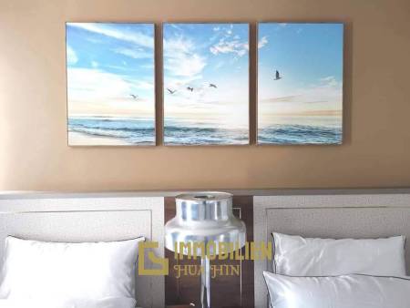 คอนโดริมหาดหัวหิน 98 ตร.ม. 2 ห้องนอน ใจกลางเมือง