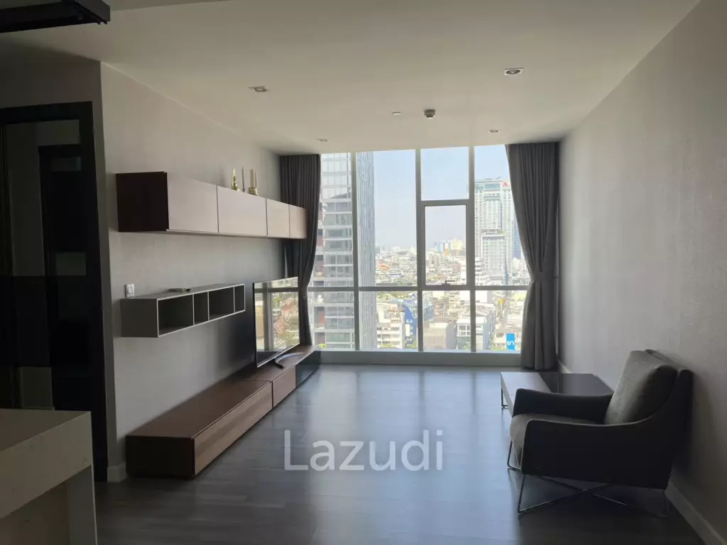 78 sqm high floor condo at The Room Sathorn - TanonPun, Si Lom