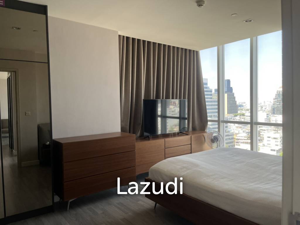 78 sqm high floor condo at The Room Sathorn - TanonPun, Si Lom