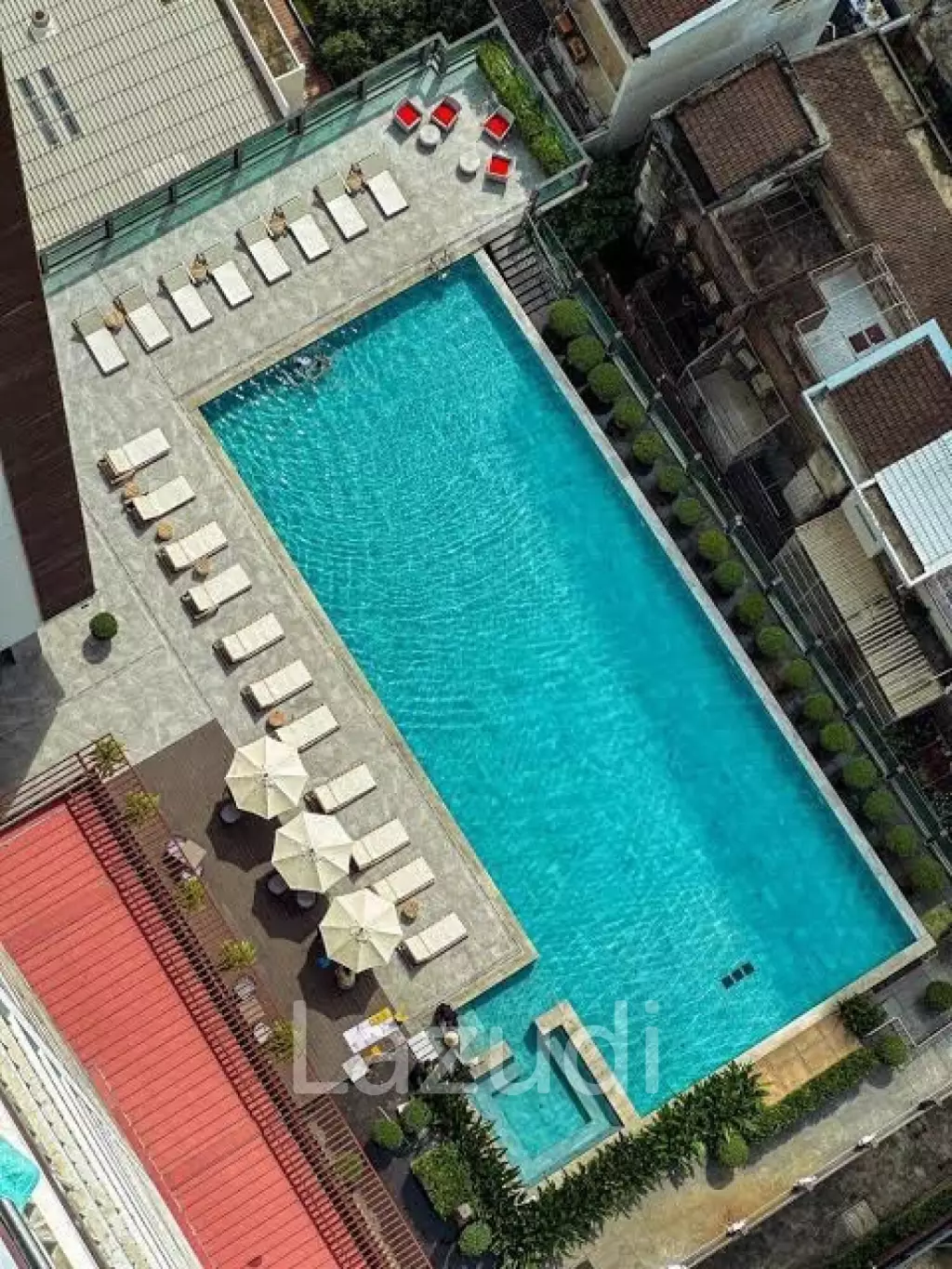 70 sqm modern 1 bedroom condo on 19th floor at Urbana Sathorn Bangkok
