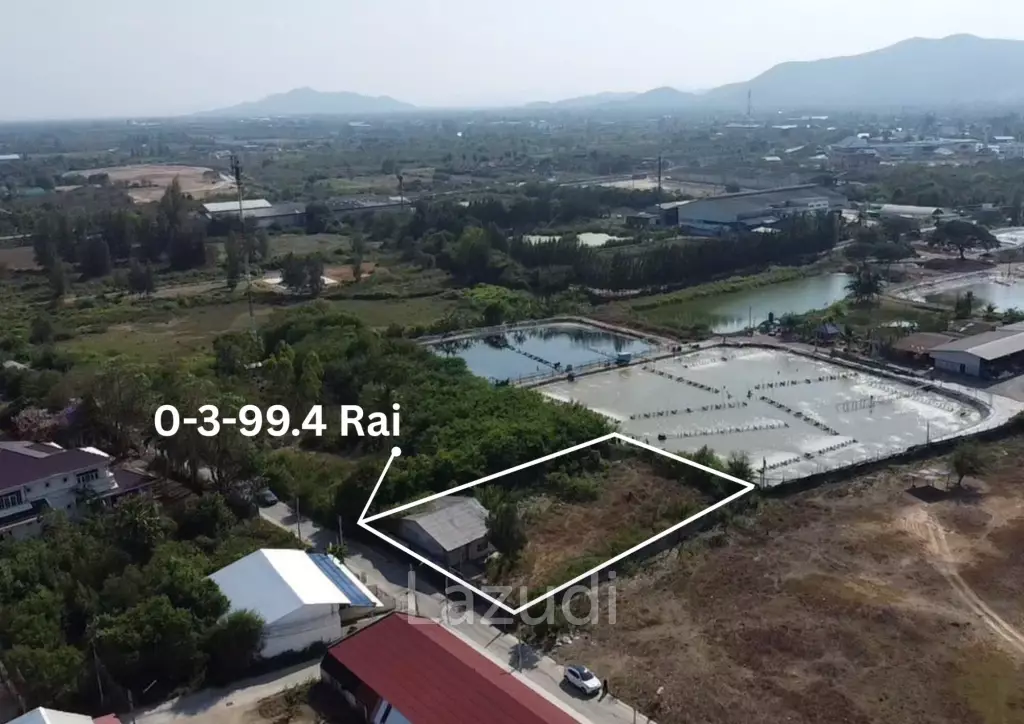 0-3-99.4 Rai land in Khao Noi Pran Buri with road access