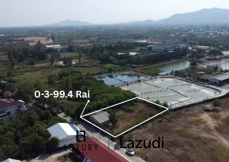 0-3-99.4 Rai land in Khao Noi Pran Buri with road access