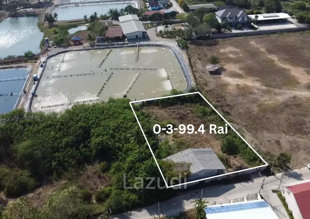 0-3-99.4 Rai land in Khao Noi Pran Buri with road access