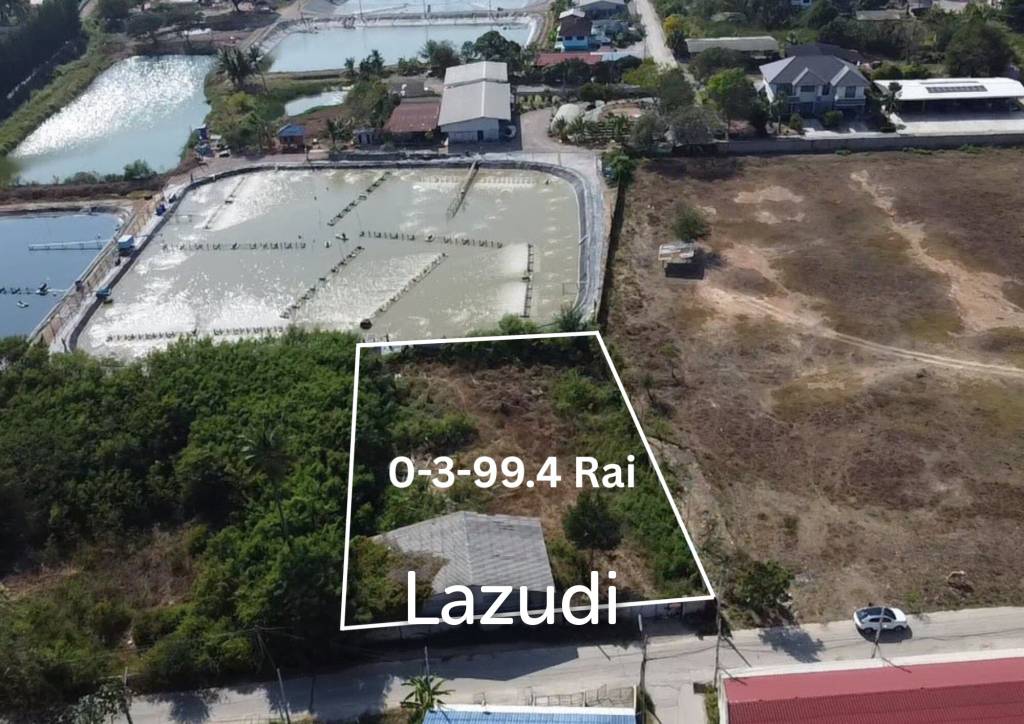0-3-99.4 Rai land in Khao Noi Pran Buri with road access