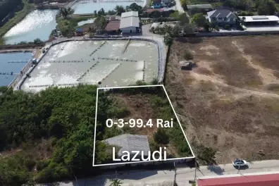 0-3-99.4 Rai land in Khao Noi Pran Buri with road access