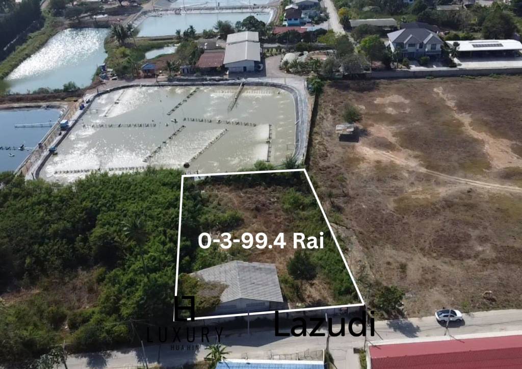 0-3-99.4 Rai land in Khao Noi Pran Buri with road access