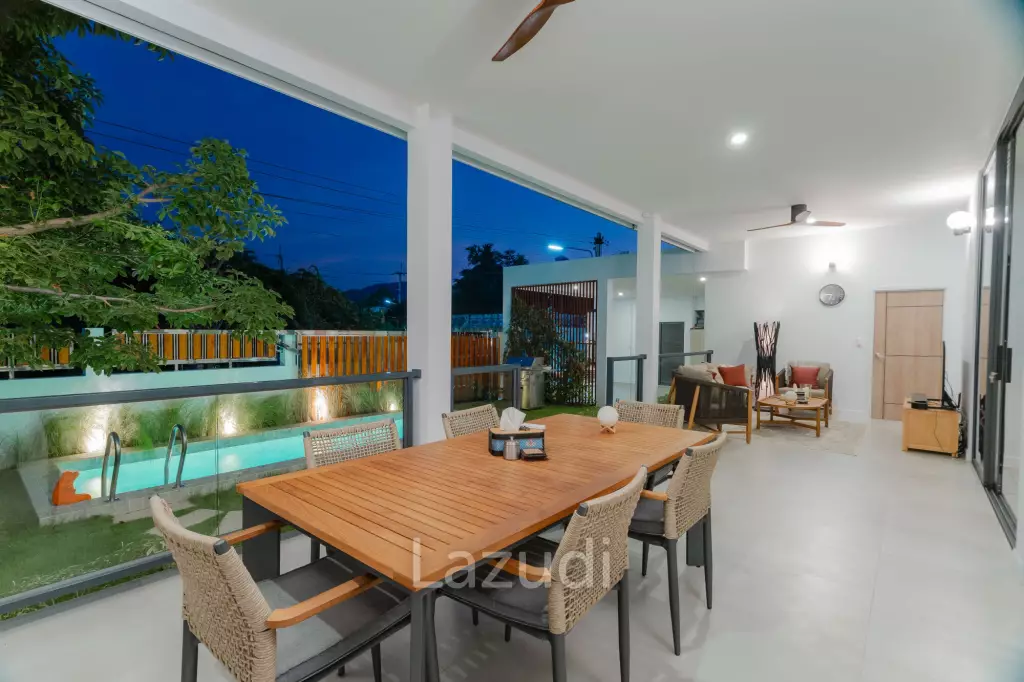 MODERN POOL VILLA DESIGNED FOR COMFORTABLE LIVING AND RELAXING LIFESTYLE