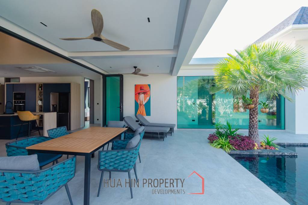 348 sqm pool villa with mountain view in Wang Phong Pran Buri
