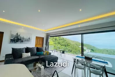120 sqm Sea View 2 Bed Apartment with Private Pool in Maret Ko Samui
