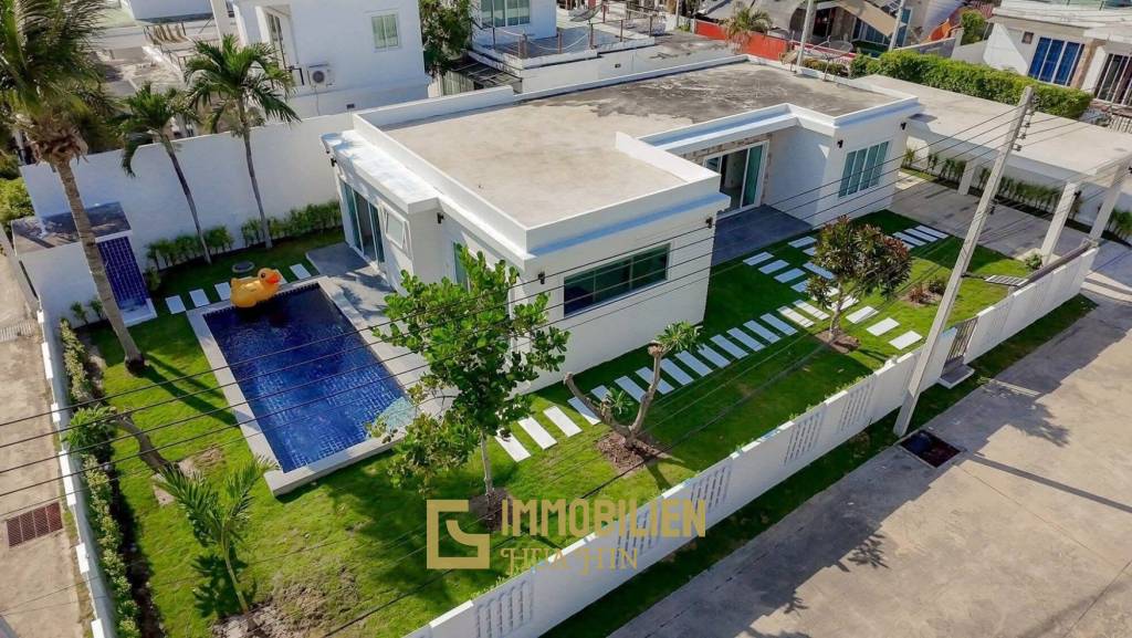 วิลล่าหัวหิน 180 ตร.ม. สระว่ายน้ำส่วนตัว ใกล้วิวภูเขา