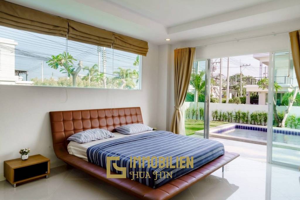 วิลล่าหัวหิน 180 ตร.ม. สระว่ายน้ำส่วนตัว ใกล้วิวภูเขา