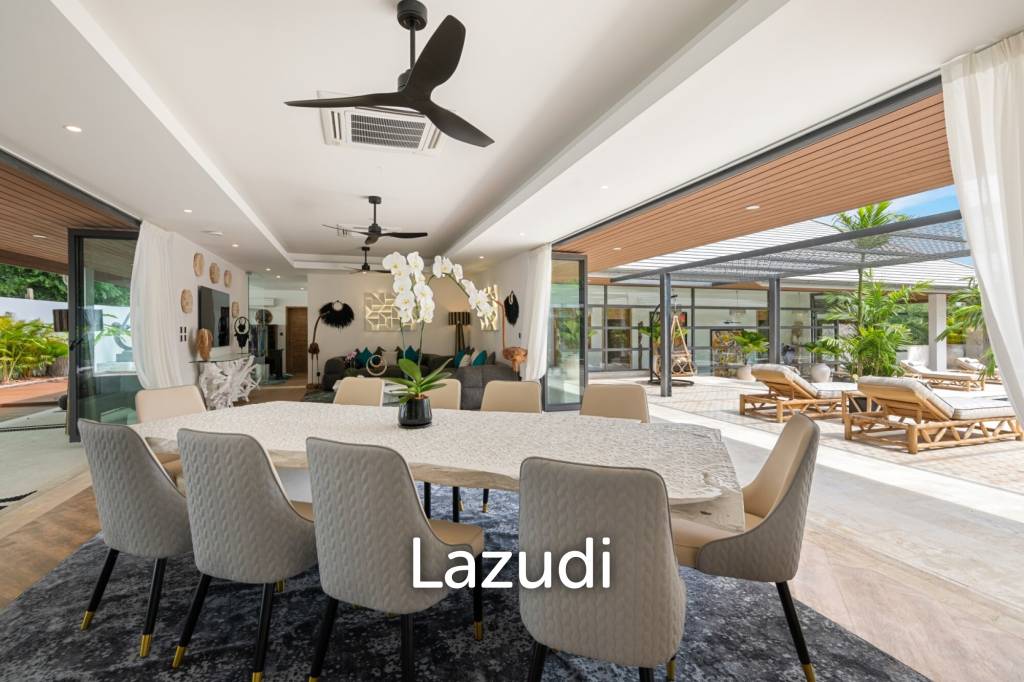 Luxury 5-Bedroom Estate in Mae Nam – 2,500 sqm Tropical Garden