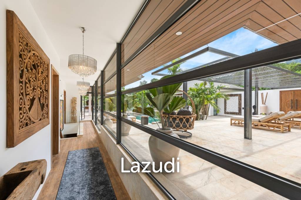 Luxury 5-Bedroom Estate in Mae Nam – 2,500 sqm Tropical Garden